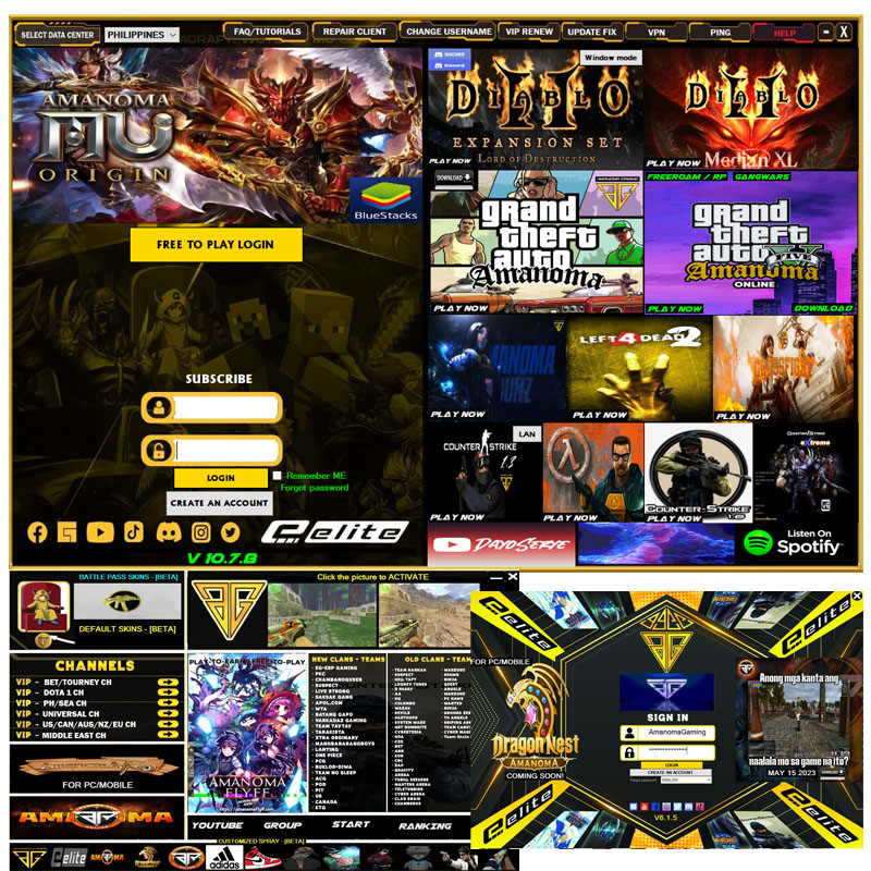 Amanoma Gaming Client