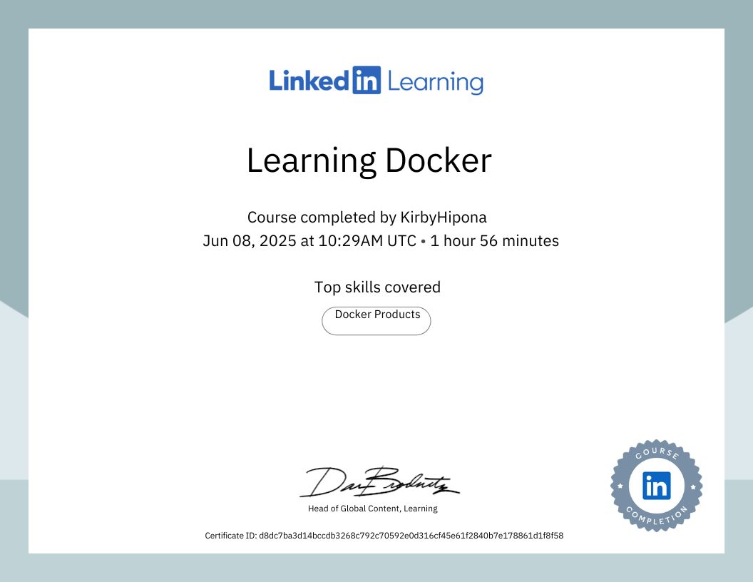 Learning Docker